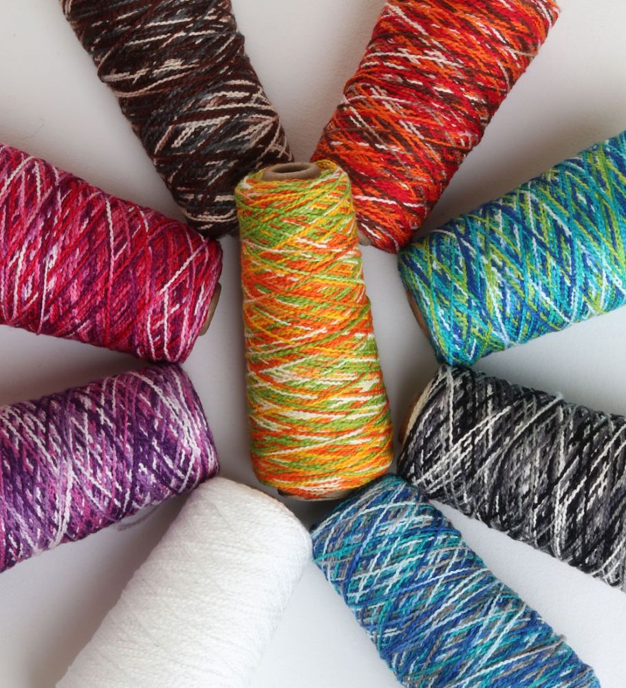 CATERPILLAR Cotton Weaving Yarn 200g Cone Cotton Yarns CATERPILLAR